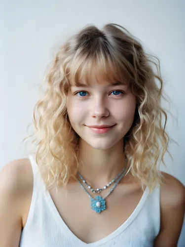 Medium Curls with bangs hairstyle for female | Hairpaca
